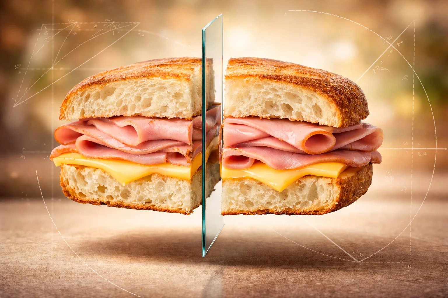 El Teorema del Sándwich de Jamón: El equilibrio perfecto existe