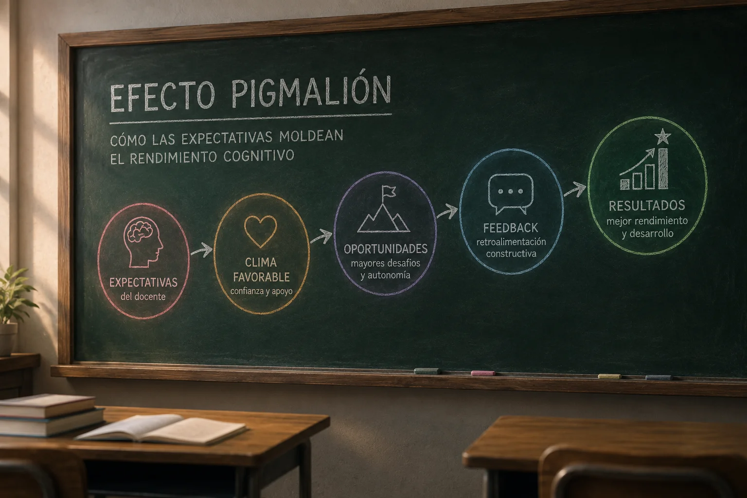 El Efecto Pigmalión en el Aula: Cómo las expectativas moldean el rendimiento cognitivo